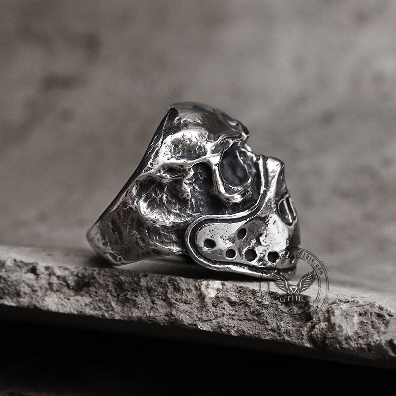 Hannibal Mask Stainless Steel Ring