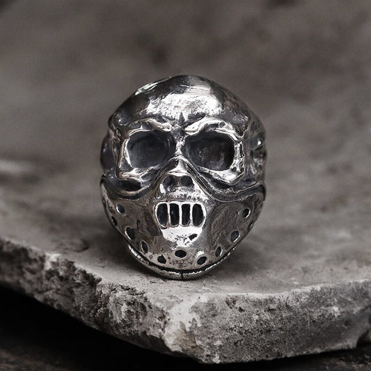 Hannibal Mask Stainless Steel Ring
