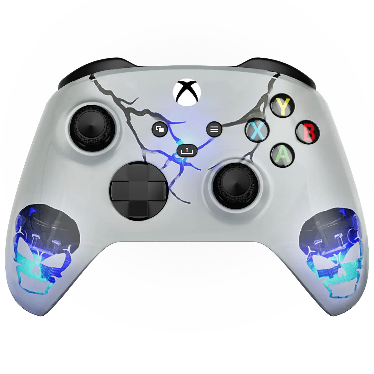 MODDEDZONE ILLUMINATING SKULLS XBOX SERIES X CUSTOM MODDED CONTROLLER
