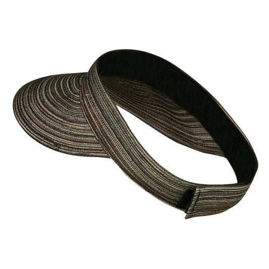 UPF 40+ Multi Colored Poly Braid Sun Visor