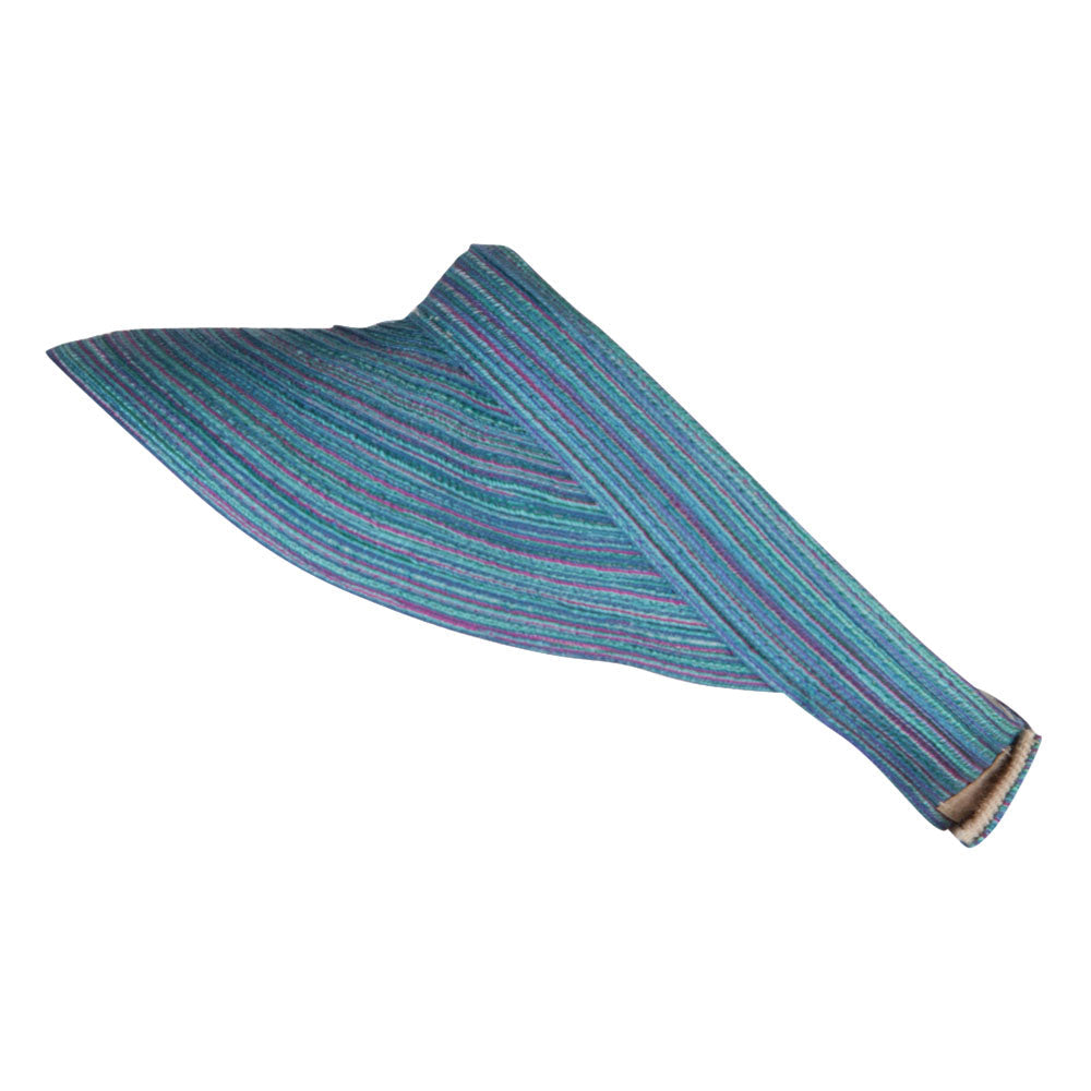 UPF 40+ Multi Colored Poly Braid Sun Visor