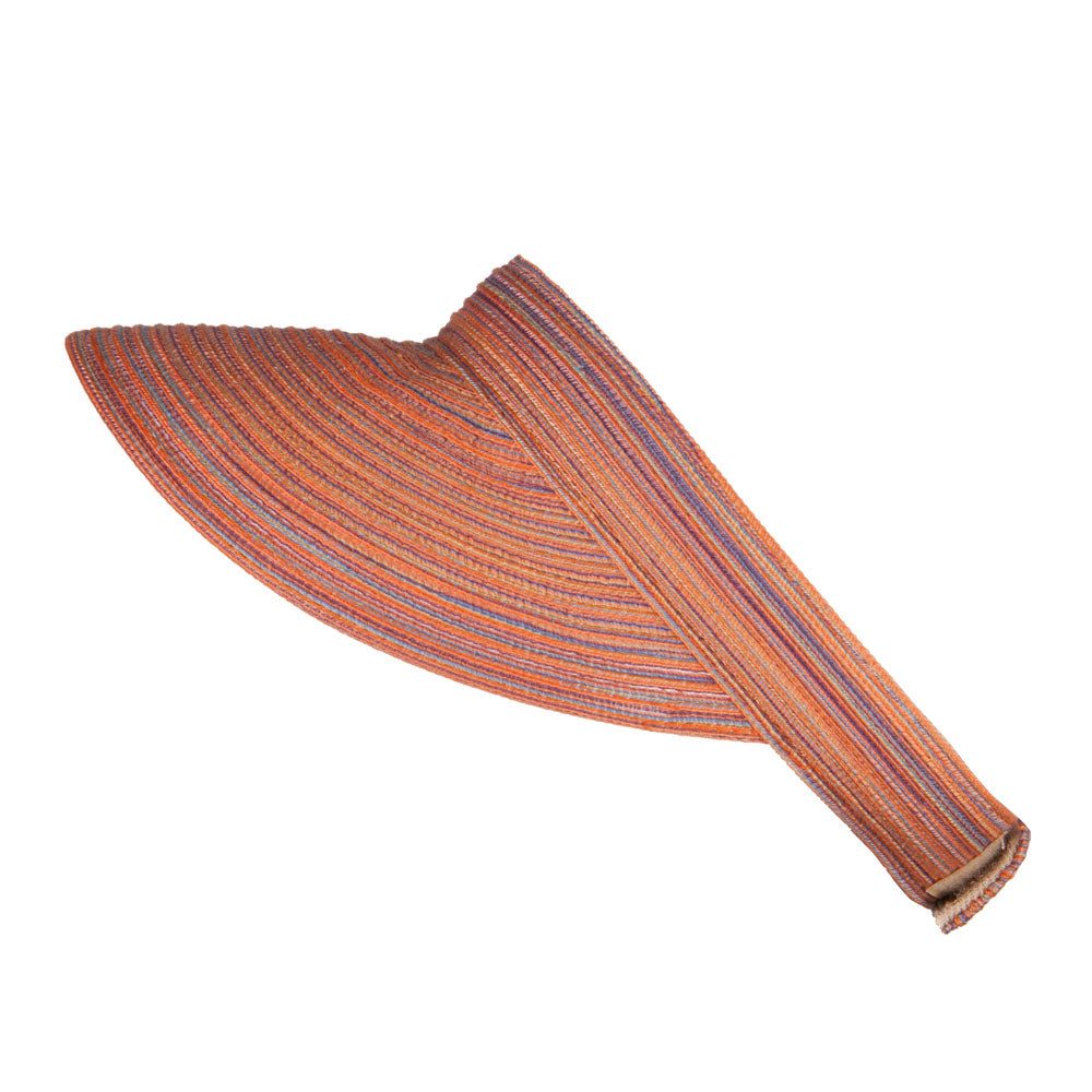 UPF 40+ Multi Colored Poly Braid Sun Visor