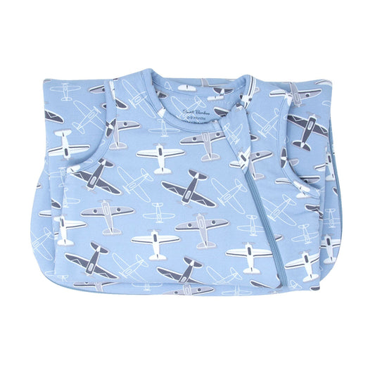 Vintage Airplanes Bamboo Sleep Sack