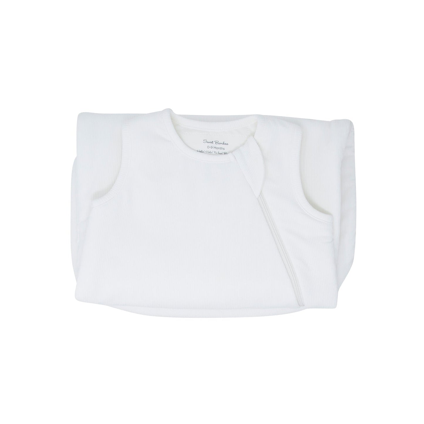 1.5 TOG Sleep Sack Pure White Rib