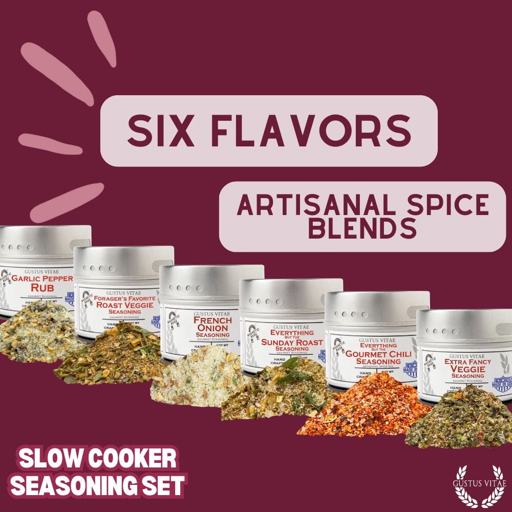 Slow Cooker Seasonings - 6 Spice Blends Gift Set