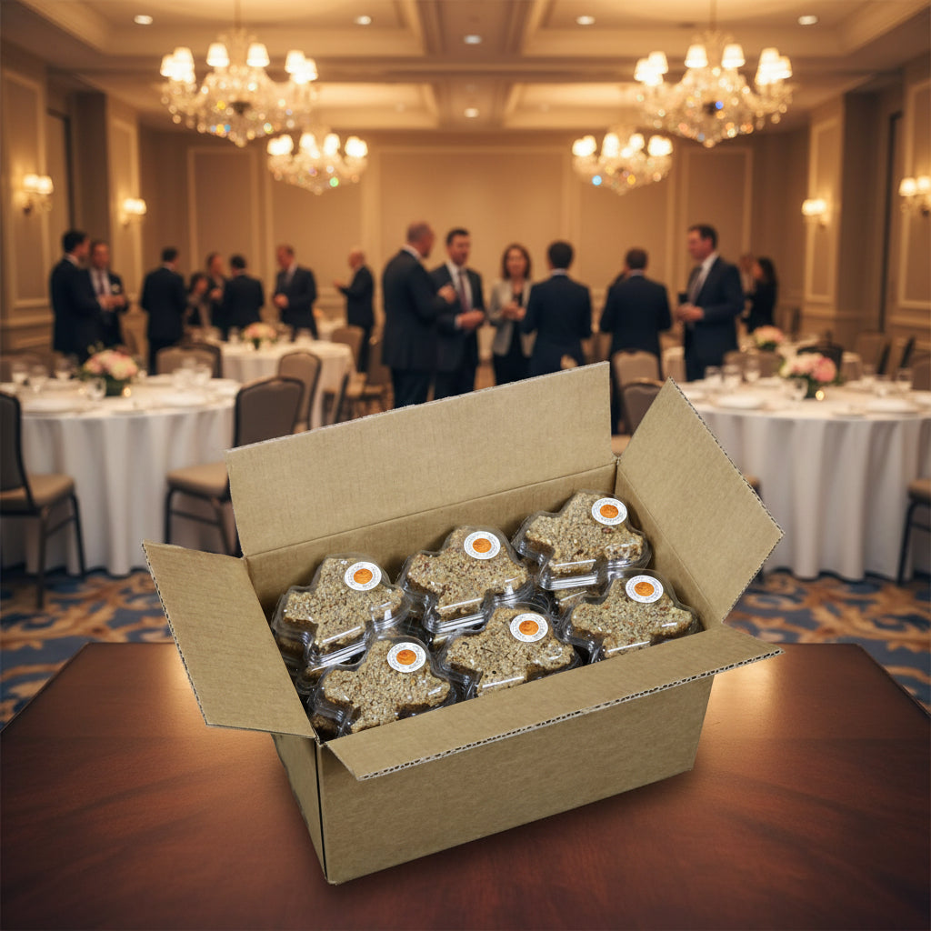 Texas Pecan Cake 30-Pack | Bulk Case | Events & Gatherings