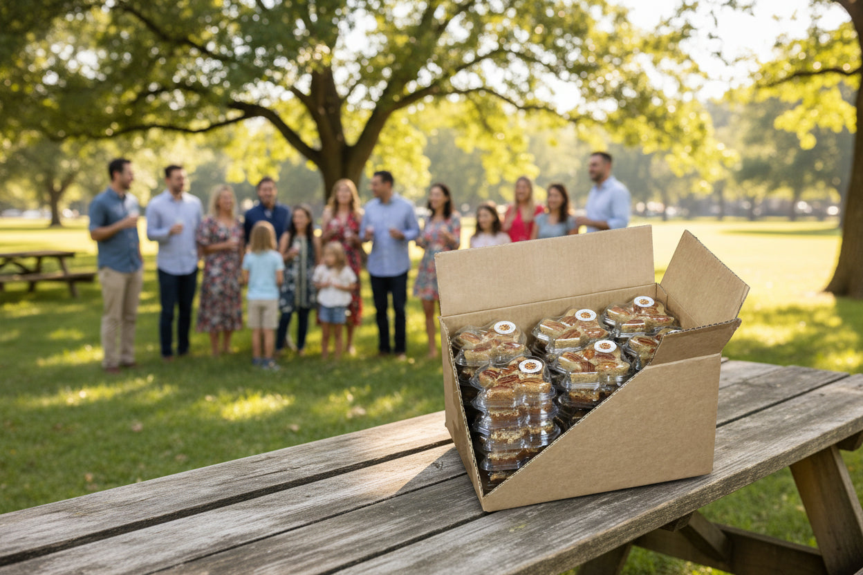 Texas Pecan Cake 30-Pack | Bulk Case | Events & Gatherings