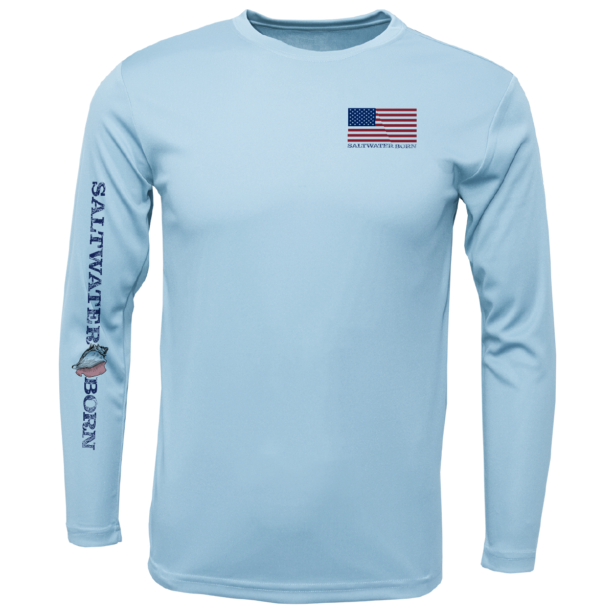 USA Turtle Long Sleeve UPF 50+ Dry-Fit Shirt