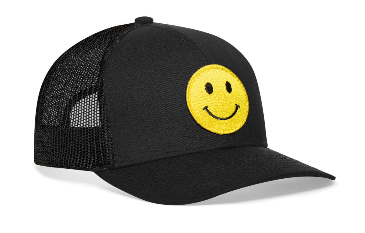 Smiley Face Trucker Hat  |  Snapback