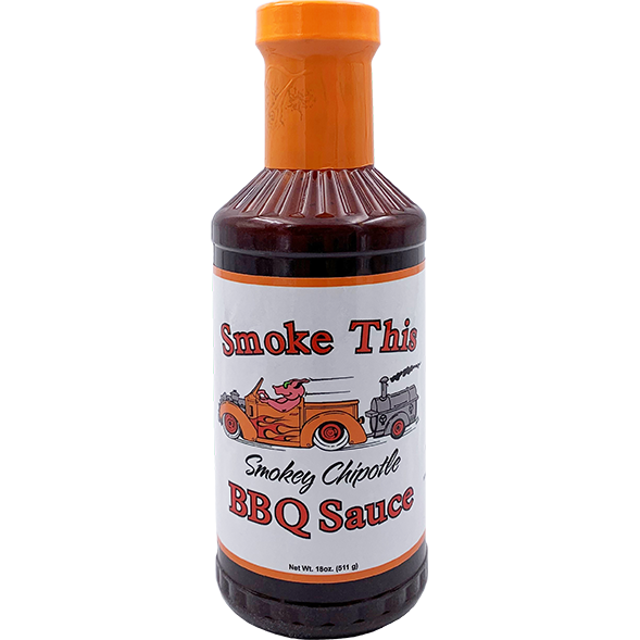 Smoke This BBQ Smokey Chipotle BBQ Sauce 18 oz.