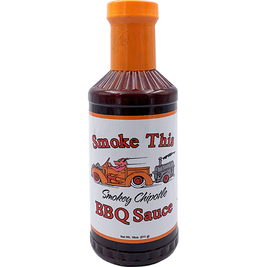 Smoke This BBQ Smokey Chipotle BBQ Sauce 18 oz.