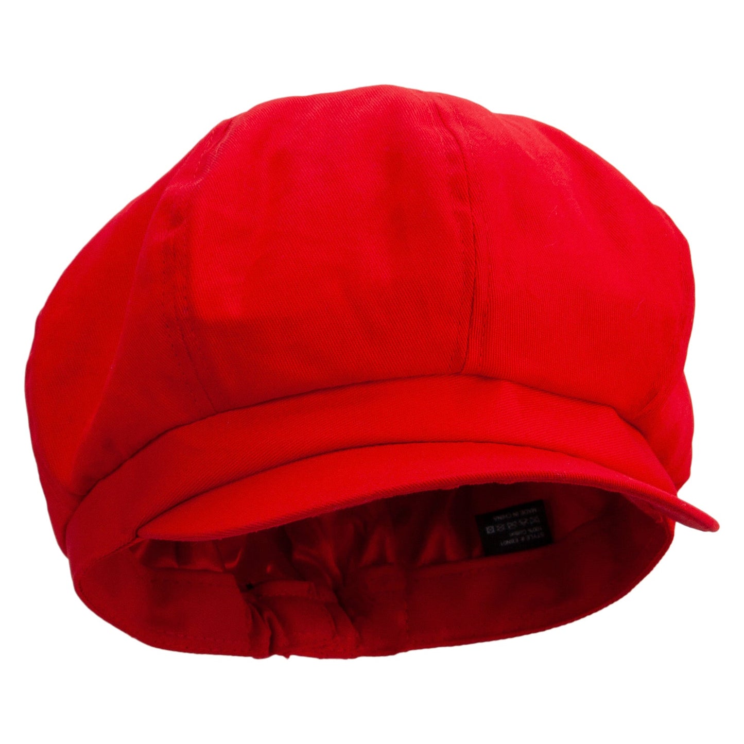 Big Size Cotton Newsboy Hat