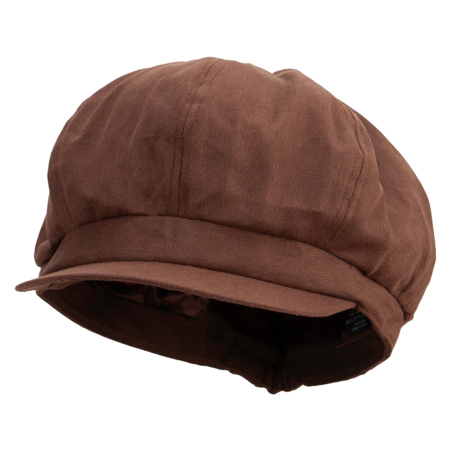 Big Size Cotton Newsboy Hat