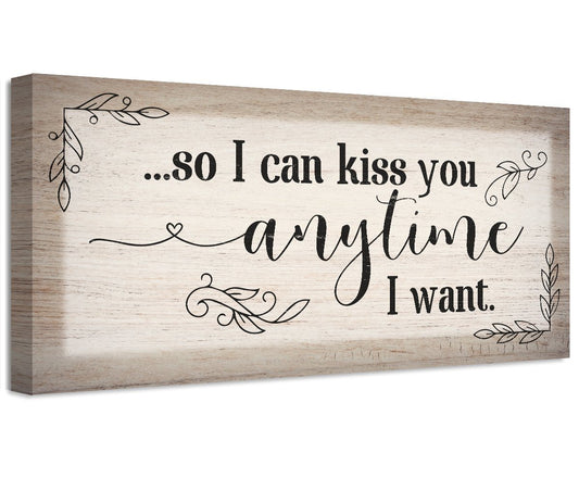 So I Can Kiss You - Canvas