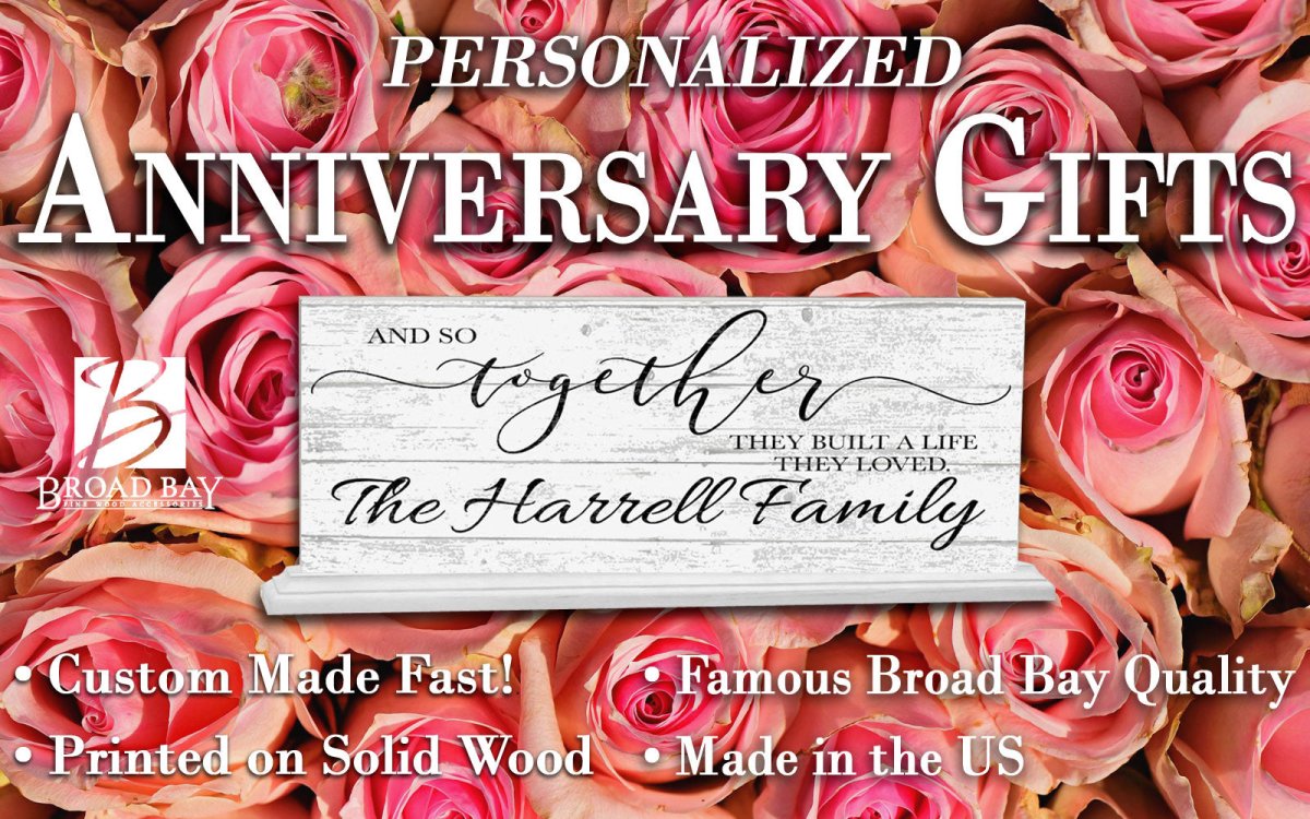 So Together They Built A Life They Loved Sign With Couple's Names