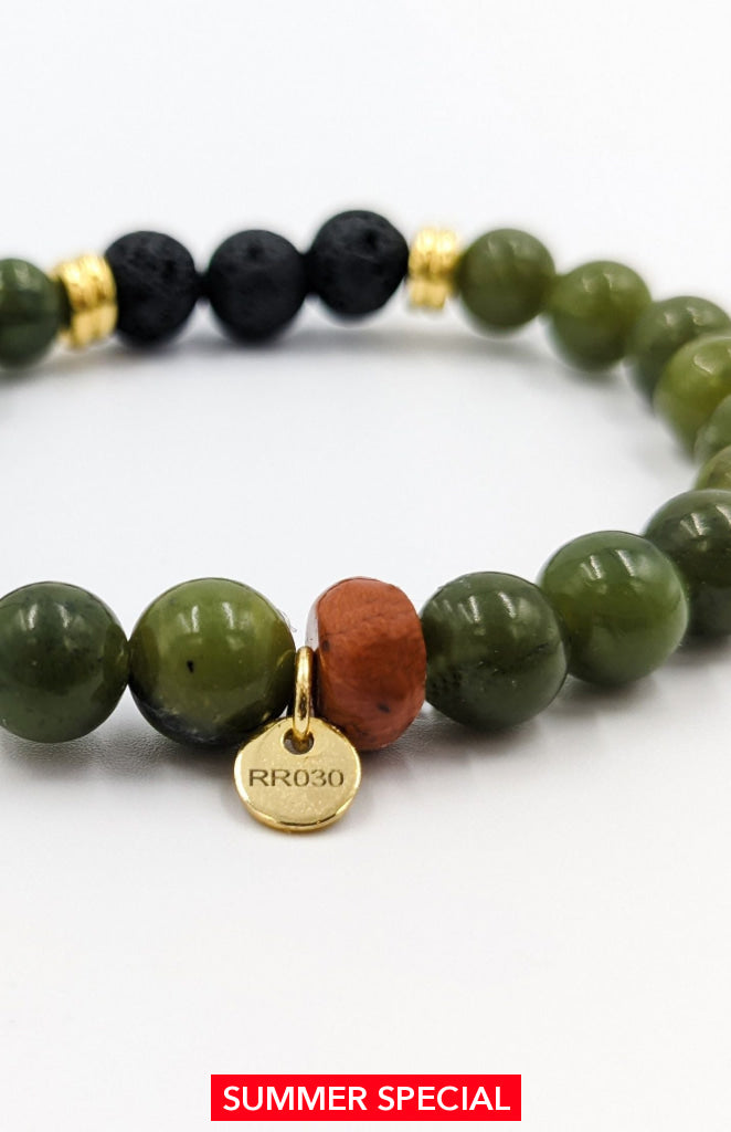 Riveter Made Bracelet | Optimist (Jade Green)