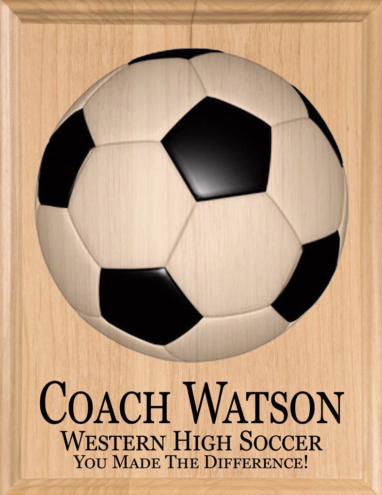 Soccer Coach Gift Plaque SIGNABLE by TEAM