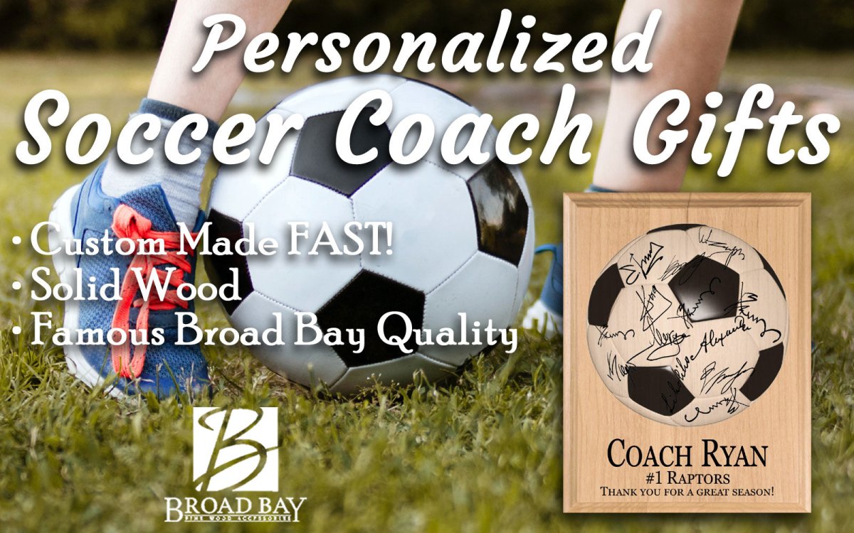 Soccer Coach Gift Plaque SIGNABLE by TEAM