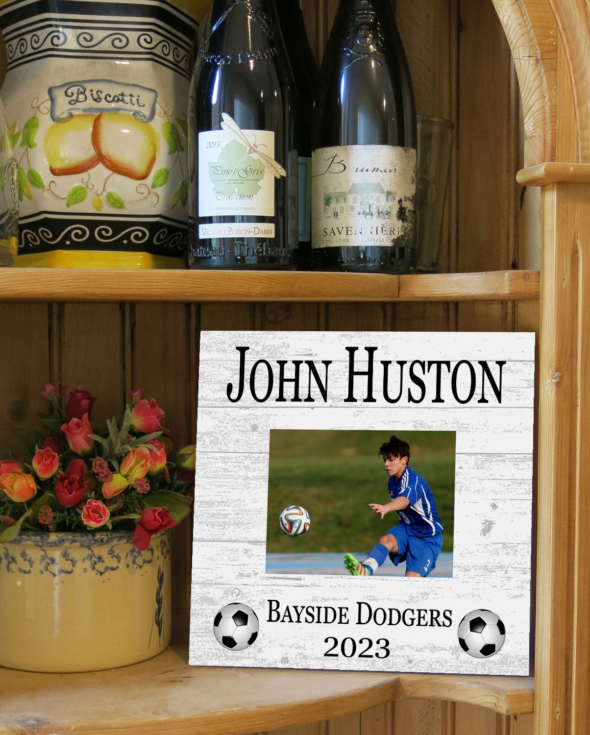 Soccer Player Recognition Award Photo Plaque - Senior Season Year End Gift for Player, Coach or MVP