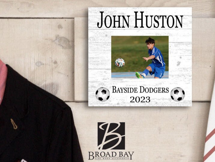 Soccer Player Recognition Award Photo Plaque - Senior Season Year End Gift for Player, Coach or MVP