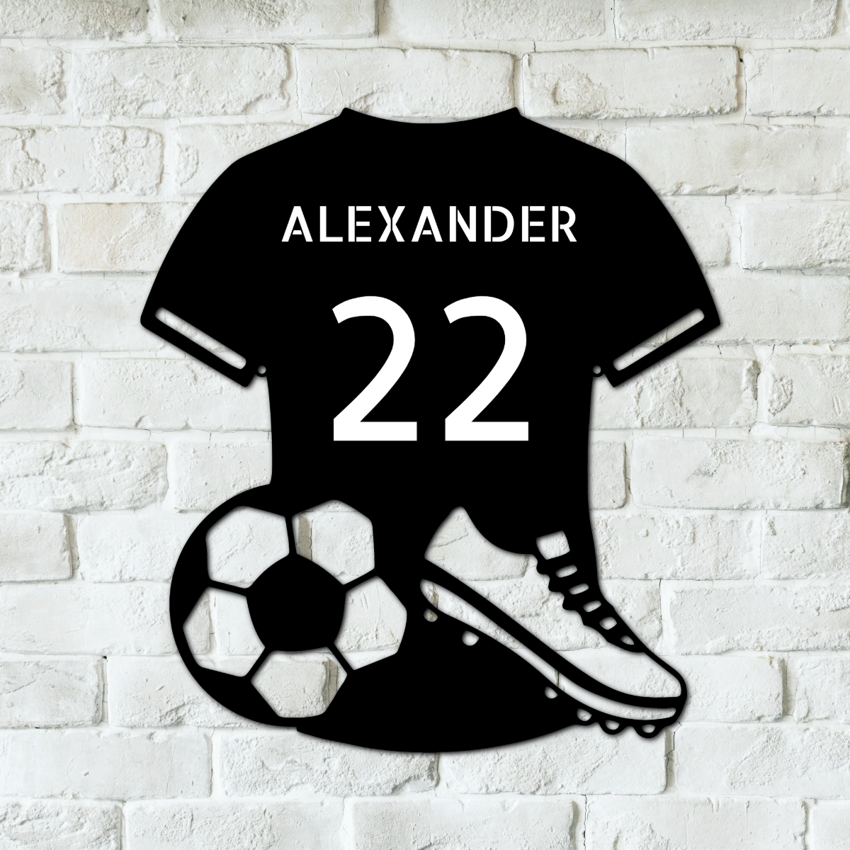 Soccer Jersey Personalized Gifts - Custom Metal Sign