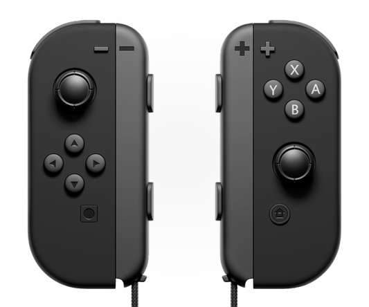 MODDEDZONE MIDNIGHT BLACK NINTENDO JOY-CON CUSTOM CONTROLLERS