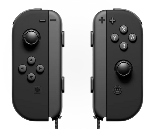 MODDEDZONE MIDNIGHT BLACK NINTENDO JOY-CON CUSTOM CONTROLLERS