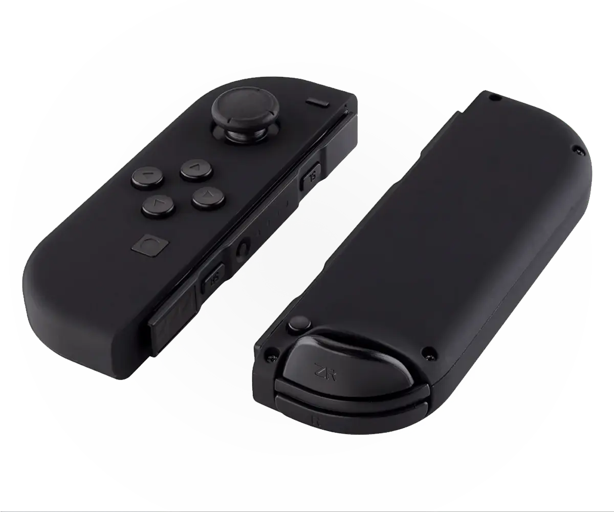MODDEDZONE MIDNIGHT BLACK NINTENDO JOY-CON CUSTOM CONTROLLERS