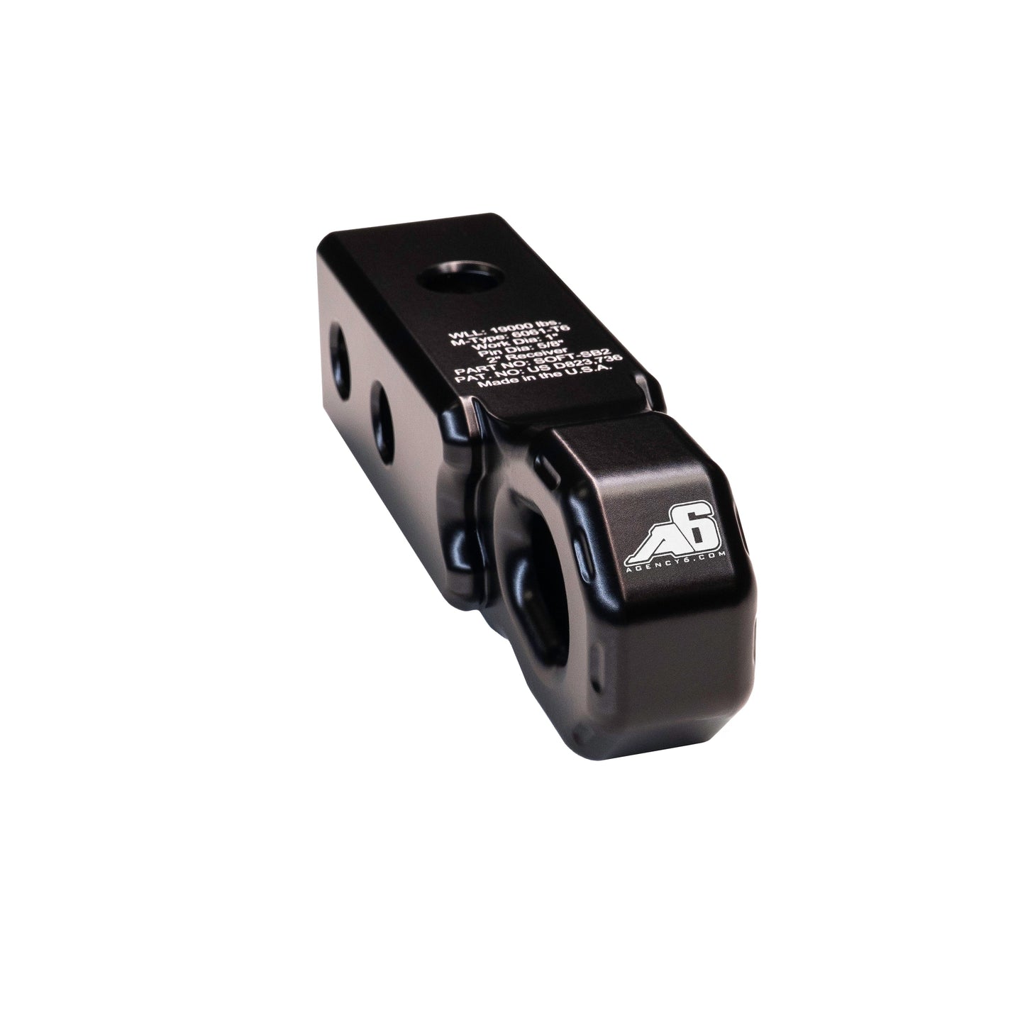 Agency 6 Soft Shackle Recovery Block – 2" Receiver