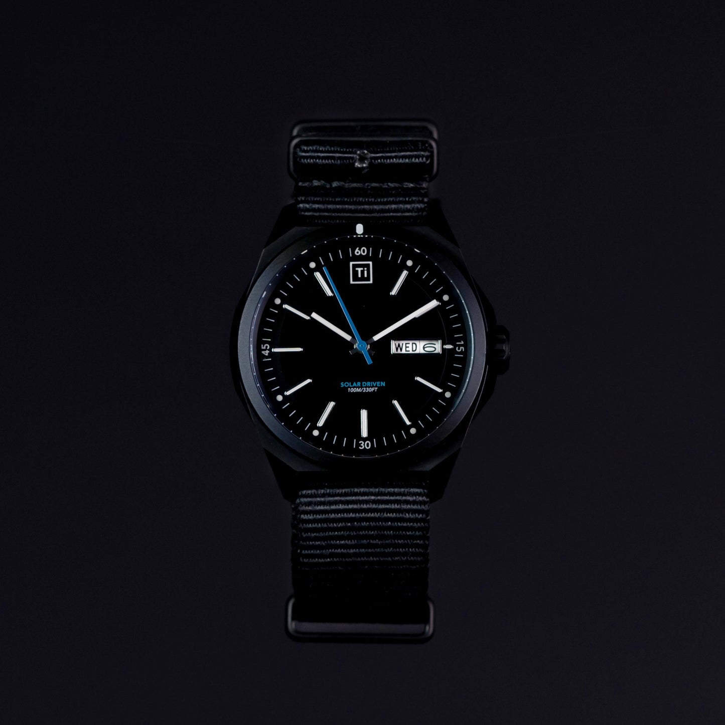 Ti Field Watch / Solar Driven / Black