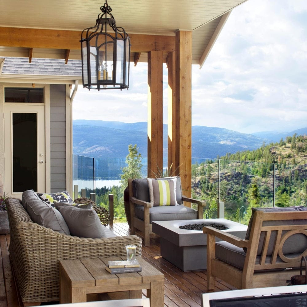 Solus Elevated Halo 36-Inch Square Ultra High-Performance Concrete Gas Fire Pit