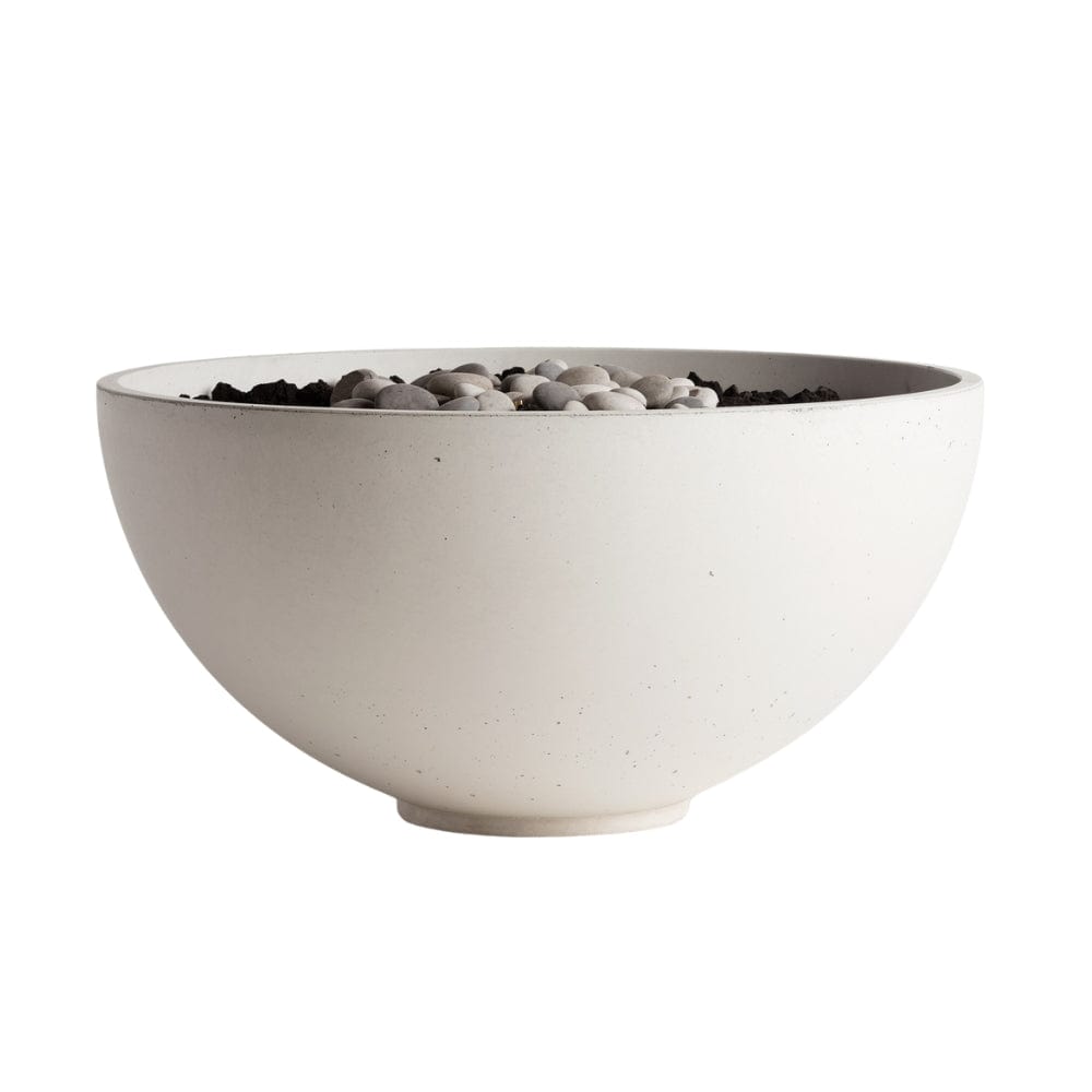 Solus Hemi 48-Inch Round Ultra High Performance Concrete Gas Fire Pit