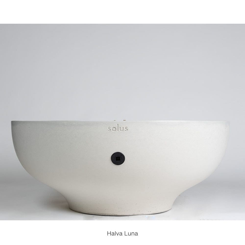 Solus Luna 42-Inch Round Ultra High-Performance Concrete Gas Fire Pit