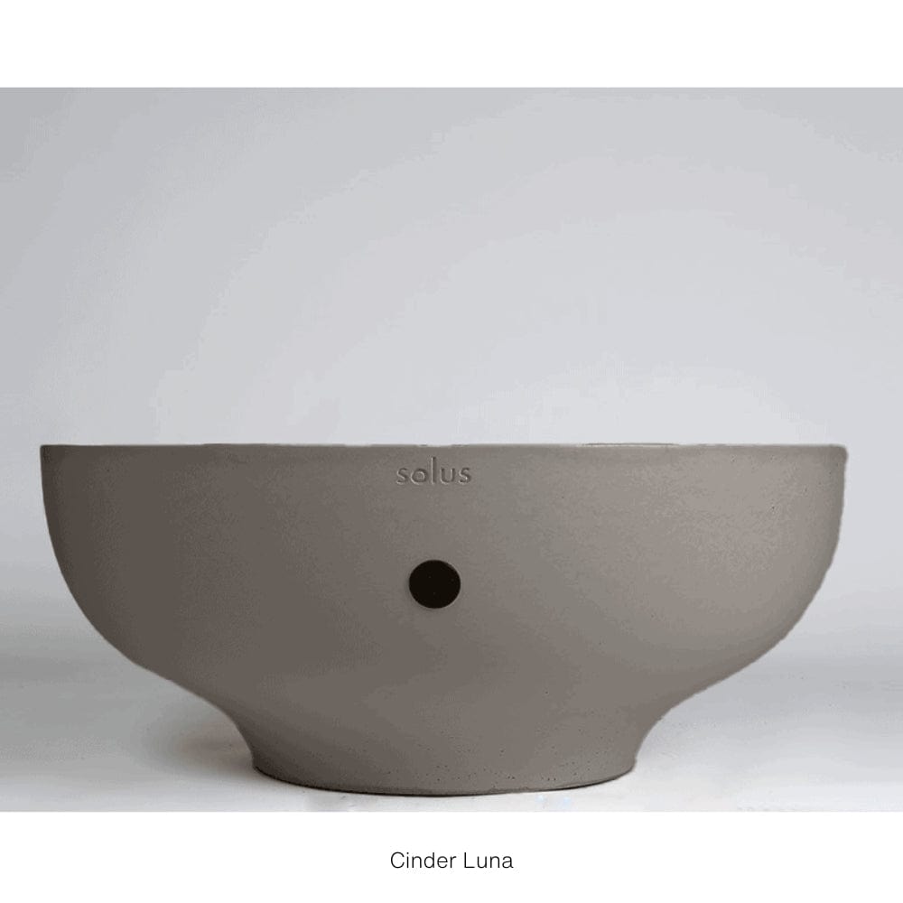 Solus Luna 42-Inch Round Ultra High-Performance Concrete Gas Fire Pit