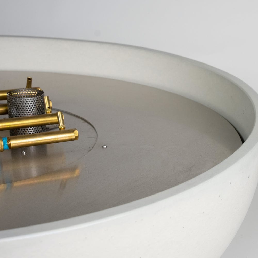 Solus Luna 42-Inch Round Ultra High-Performance Concrete Gas Fire Pit