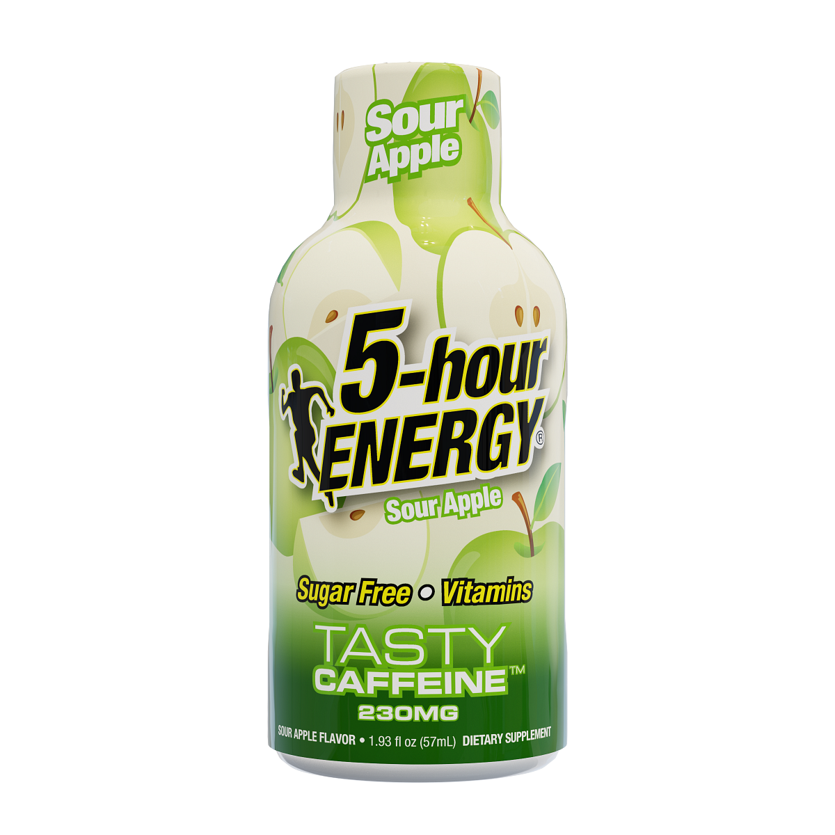 24 Pack 5-hour ENERGY Extra Strength Shots, Sour Apple Flavor Flavor, 1.93 Fl Oz