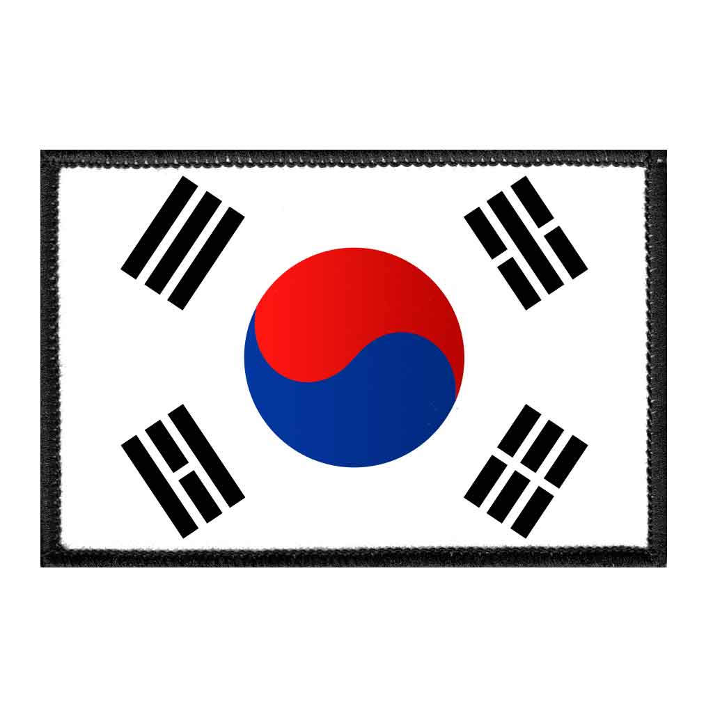 South Korea Flag - Color - Removable Patch