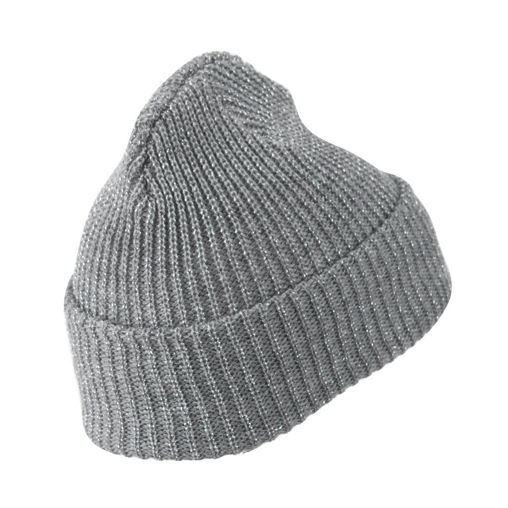 Sparkle Knitted Cuff Beanie