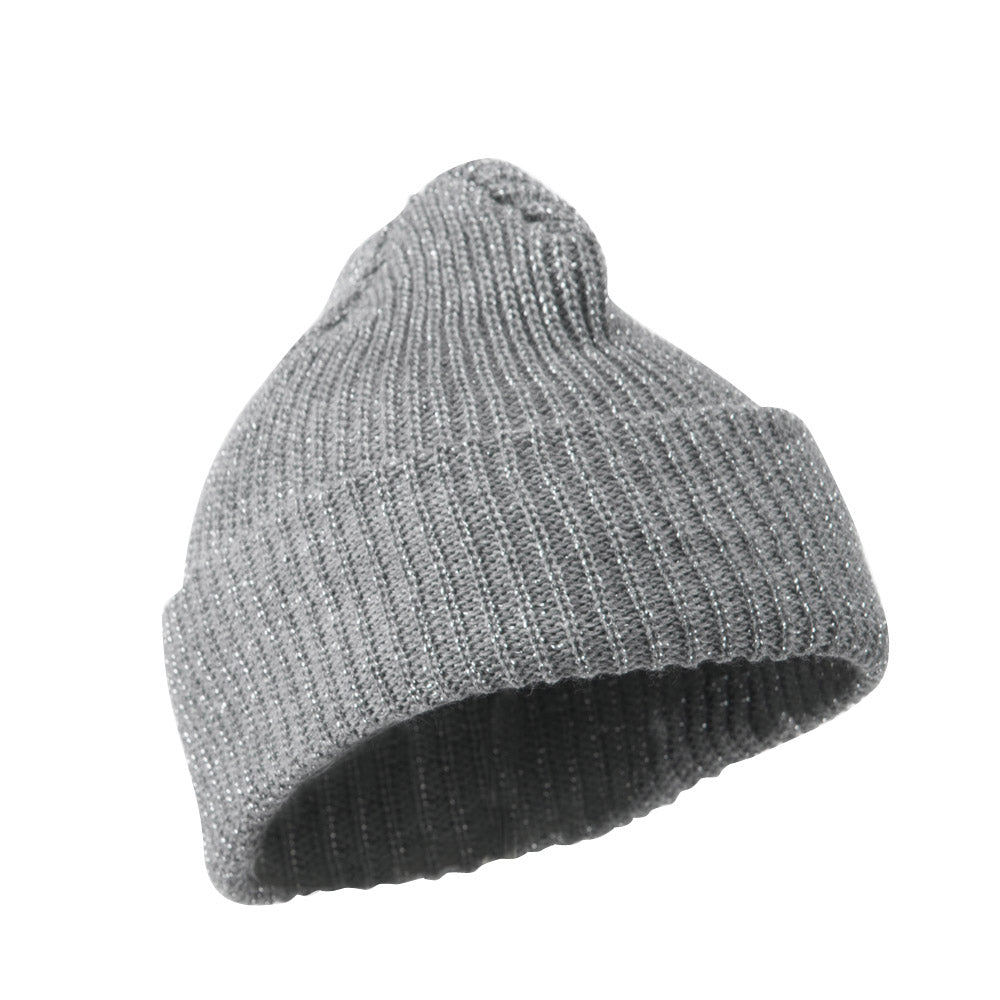 Sparkle Knitted Cuff Beanie