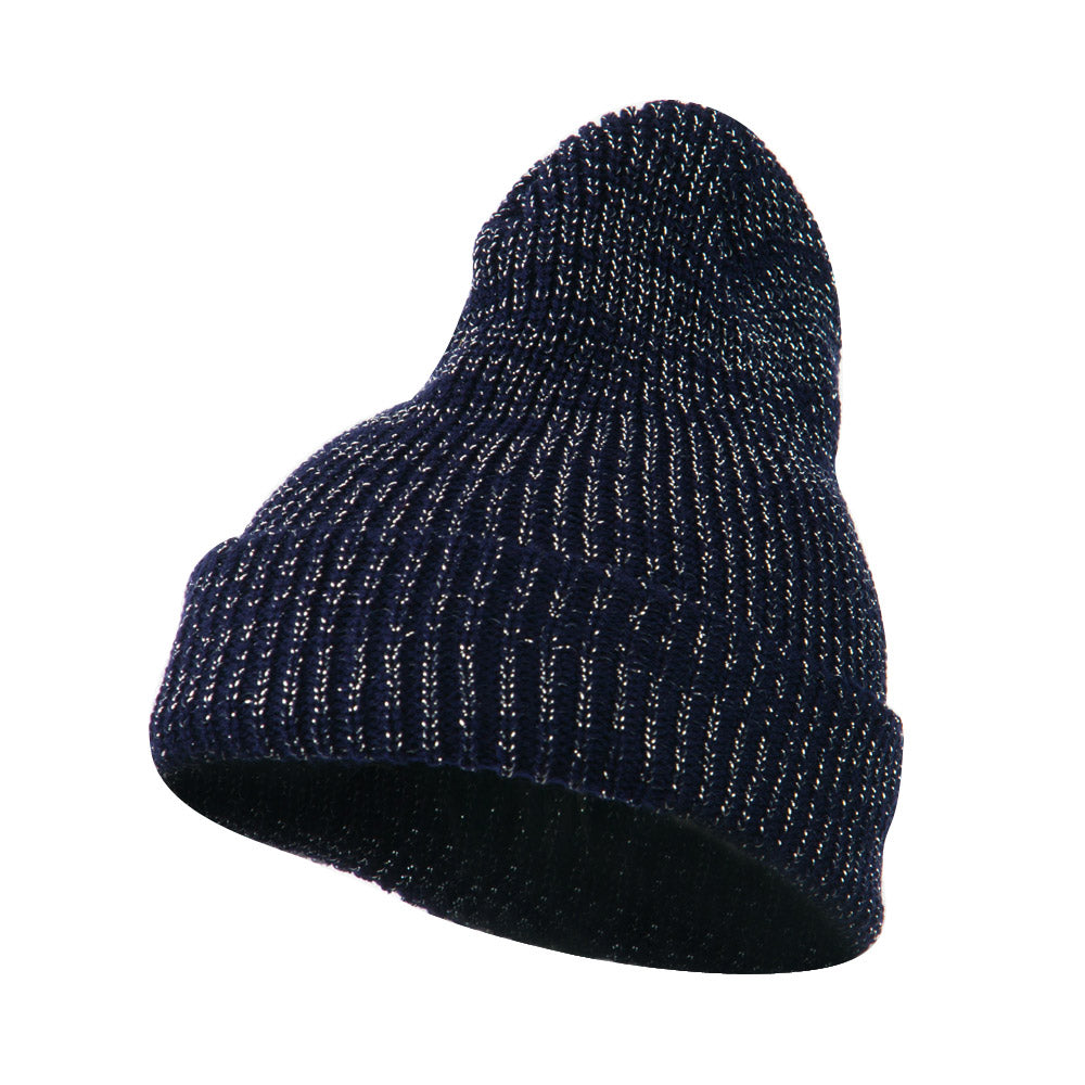 Sparkle Knitted Cuff Beanie
