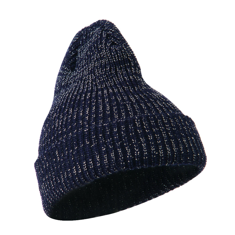 Sparkle Knitted Cuff Beanie