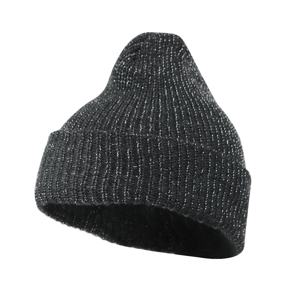 Sparkle Knitted Cuff Beanie