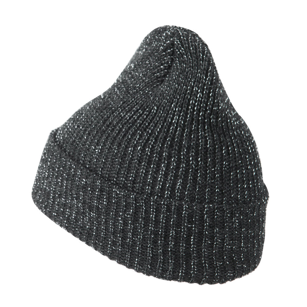Sparkle Knitted Cuff Beanie