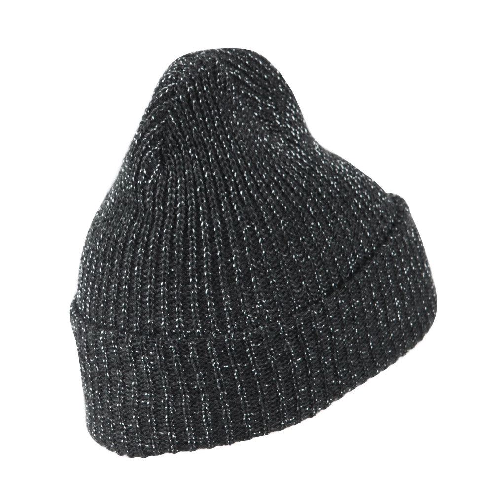 Sparkle Knitted Cuff Beanie