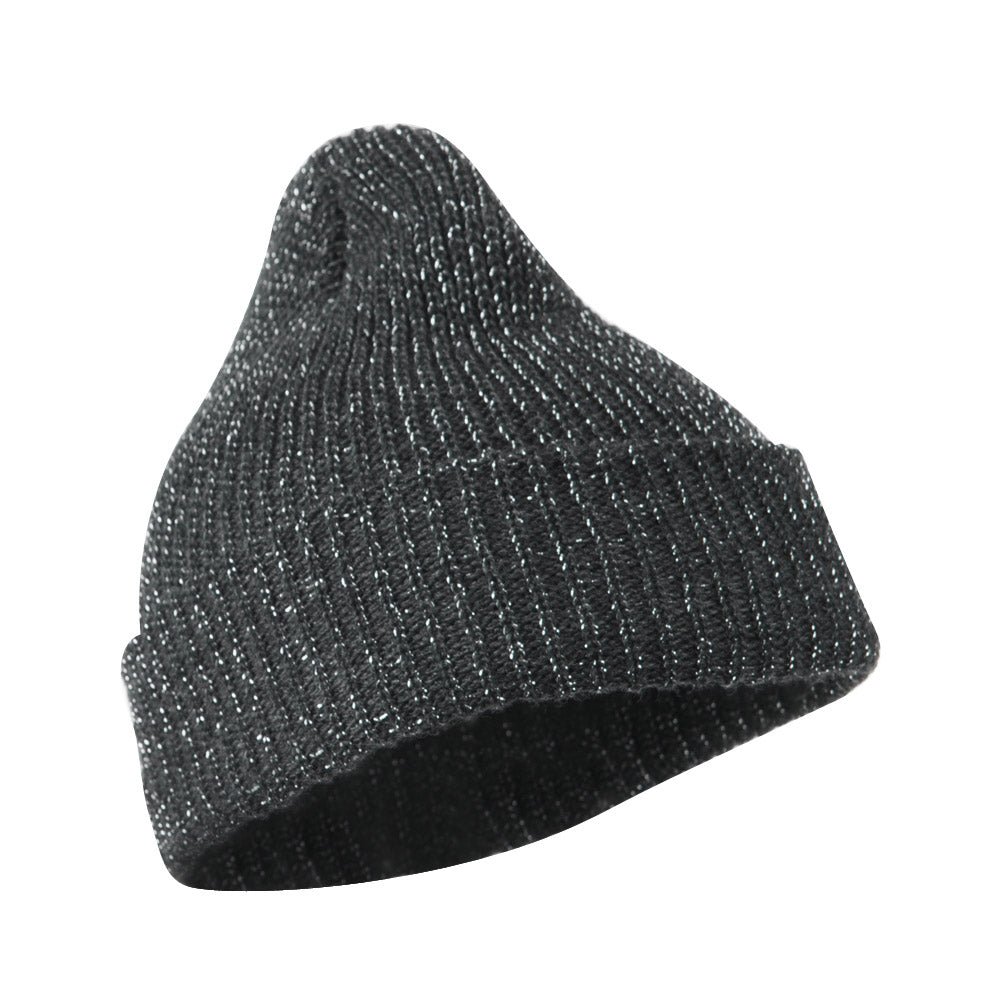 Sparkle Knitted Cuff Beanie