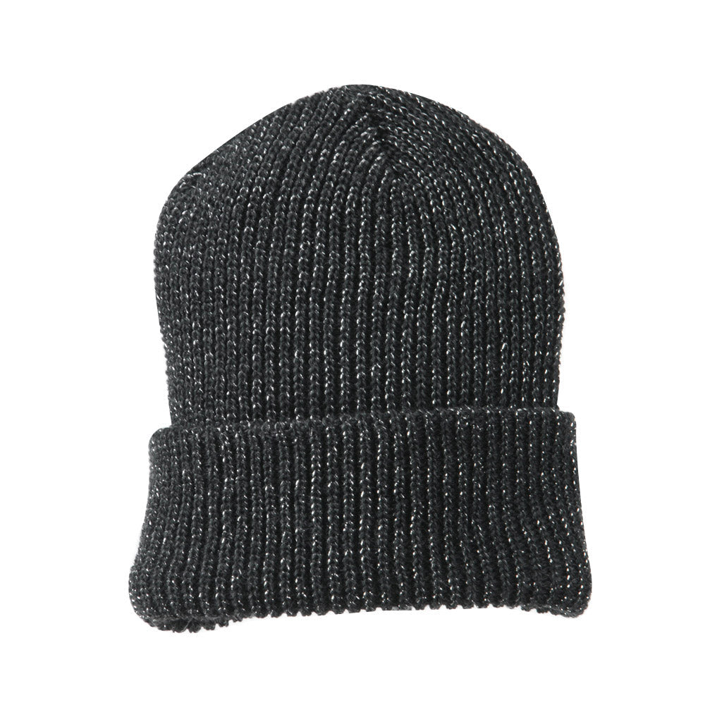 Sparkle Knitted Cuff Beanie