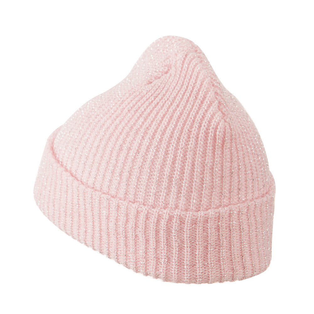 Sparkle Knitted Cuff Beanie