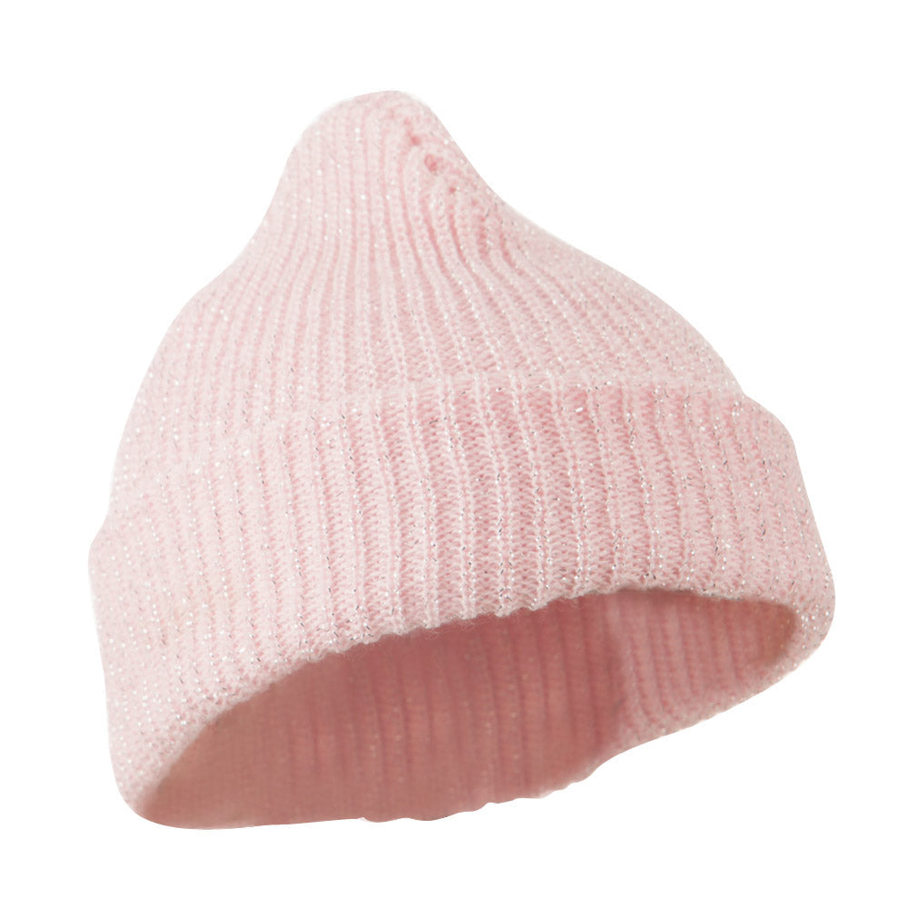 Sparkle Knitted Cuff Beanie