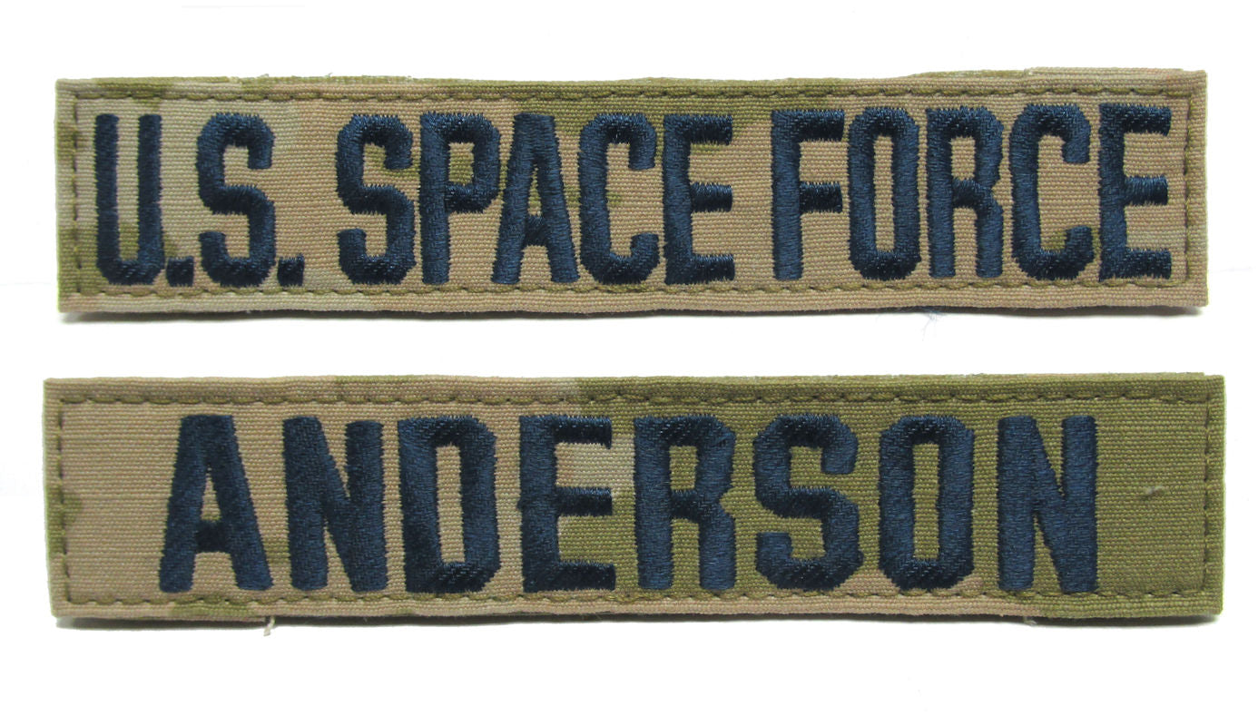 U.S. Space Force OCP Name Tape  - 2 Piece Set