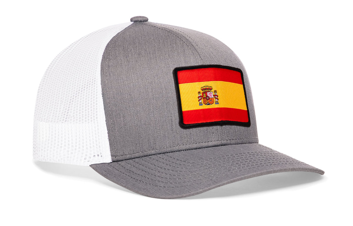 Spain Flag International Trucker Hat  |  Spanish Snapback